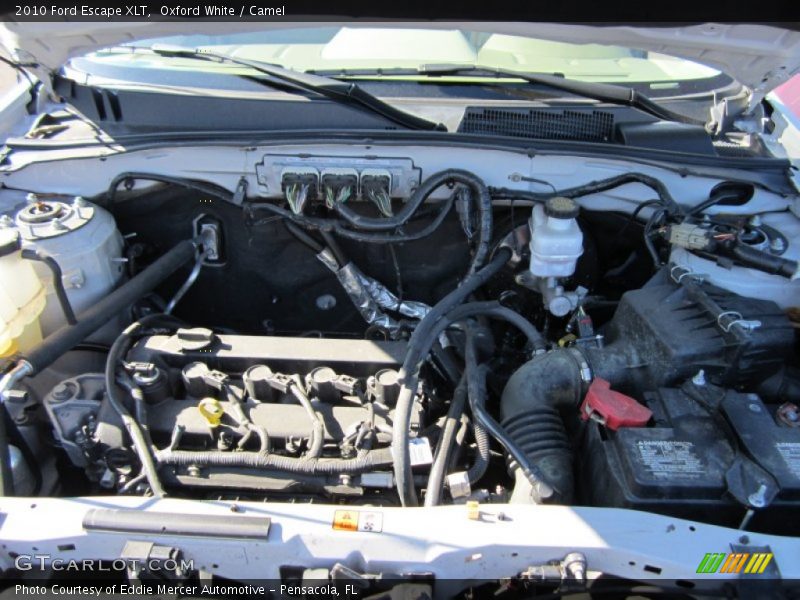 Oxford White / Camel 2010 Ford Escape XLT