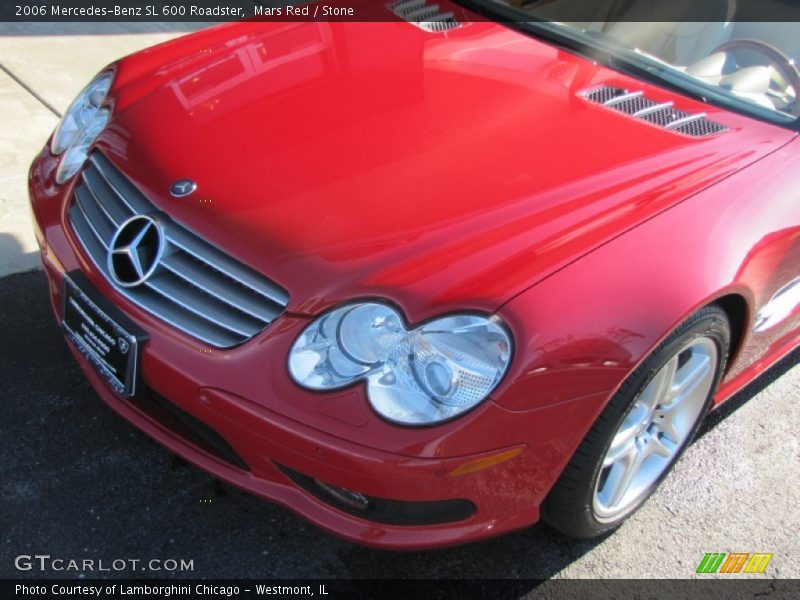 Mars Red / Stone 2006 Mercedes-Benz SL 600 Roadster