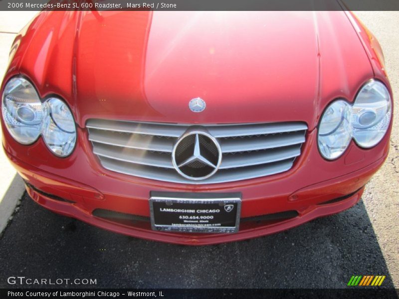 Mars Red / Stone 2006 Mercedes-Benz SL 600 Roadster