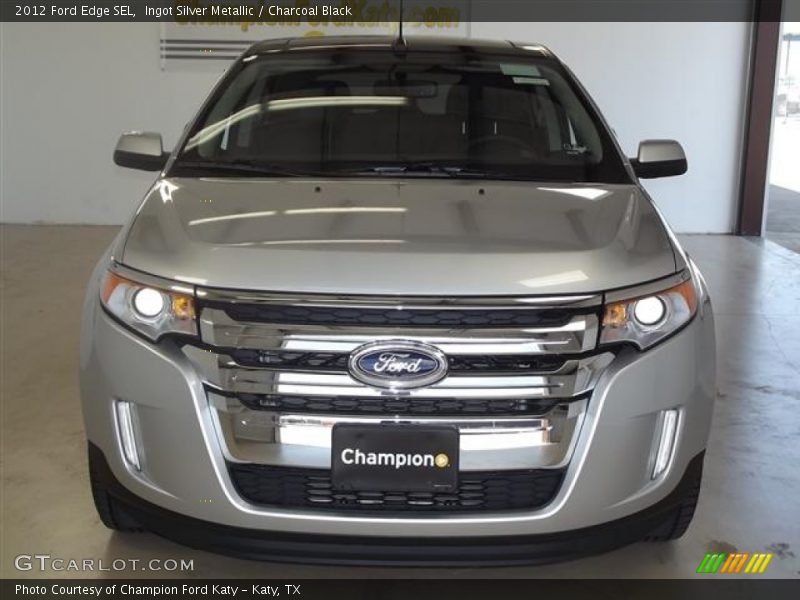 Ingot Silver Metallic / Charcoal Black 2012 Ford Edge SEL