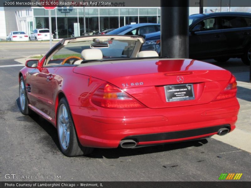 Mars Red / Stone 2006 Mercedes-Benz SL 600 Roadster