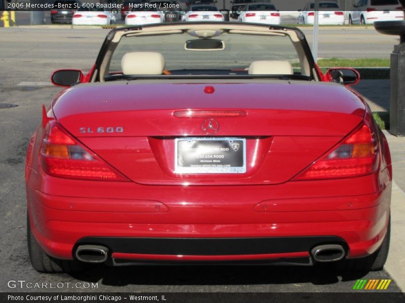 Mars Red / Stone 2006 Mercedes-Benz SL 600 Roadster