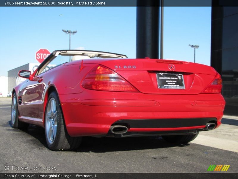 Mars Red / Stone 2006 Mercedes-Benz SL 600 Roadster