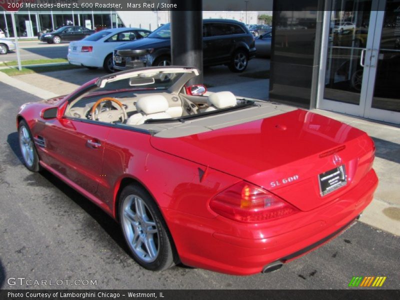 Mars Red / Stone 2006 Mercedes-Benz SL 600 Roadster