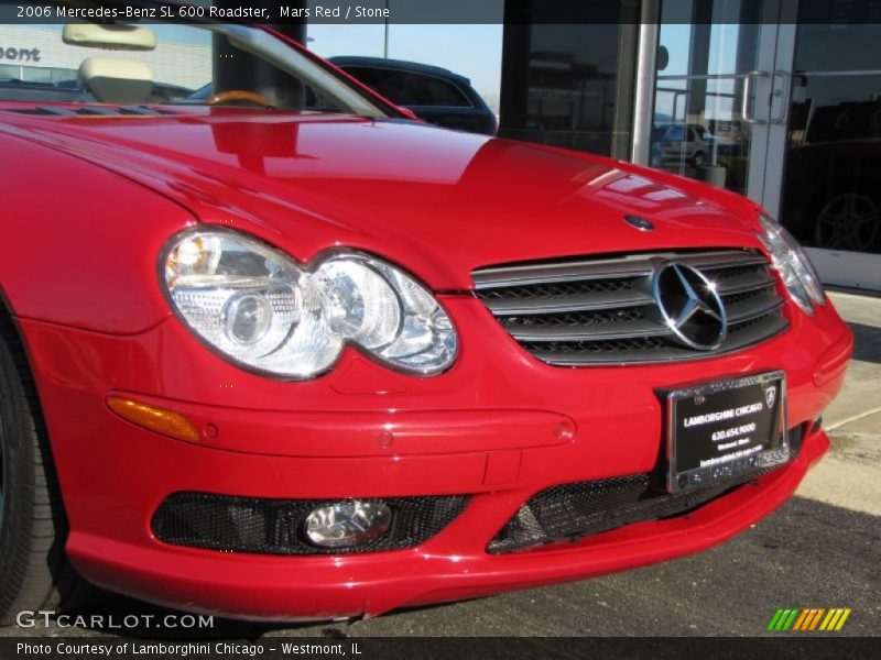 Mars Red / Stone 2006 Mercedes-Benz SL 600 Roadster