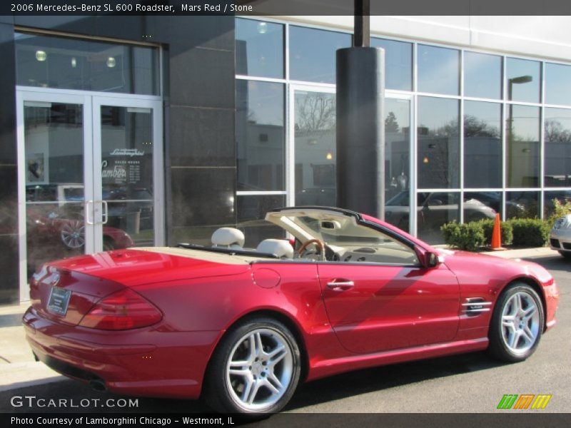 Mars Red / Stone 2006 Mercedes-Benz SL 600 Roadster