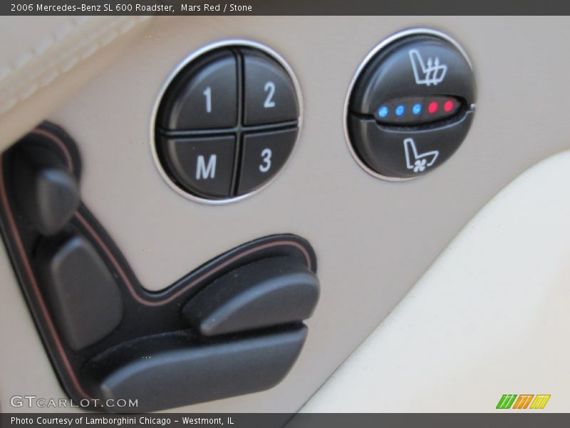 Controls of 2006 SL 600 Roadster