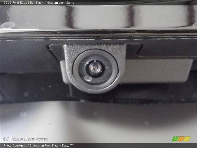 Black / Medium Light Stone 2012 Ford Edge SEL