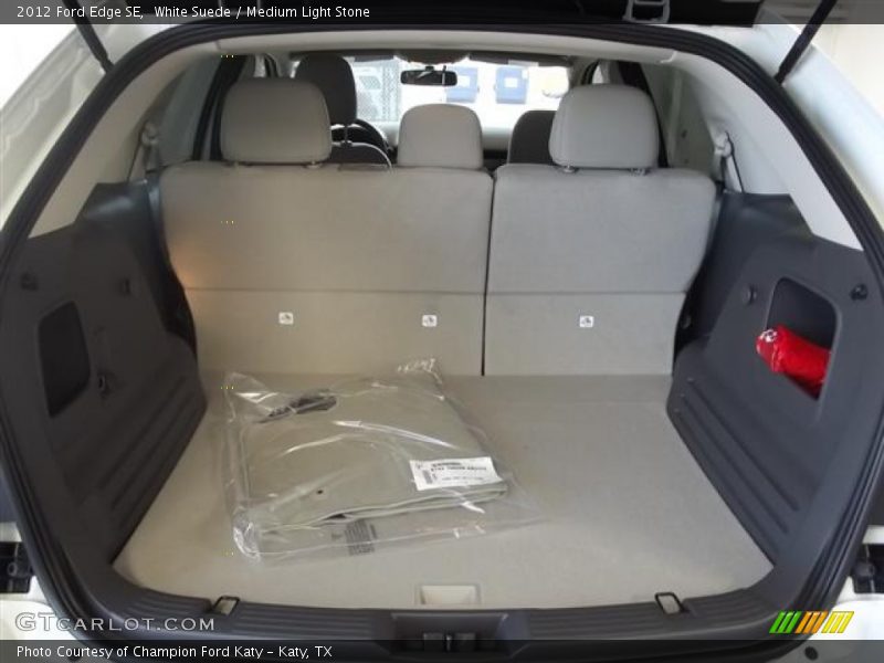 White Suede / Medium Light Stone 2012 Ford Edge SE