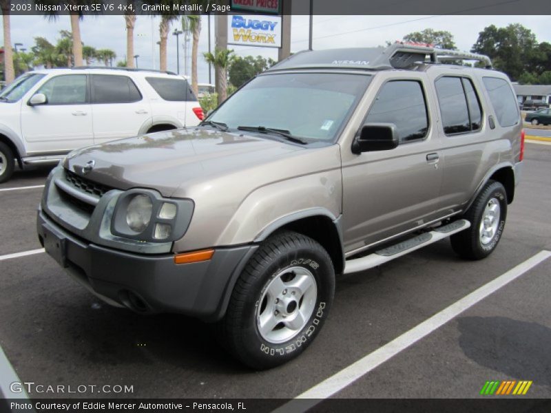 Granite Metallic / Sage 2003 Nissan Xterra SE V6 4x4