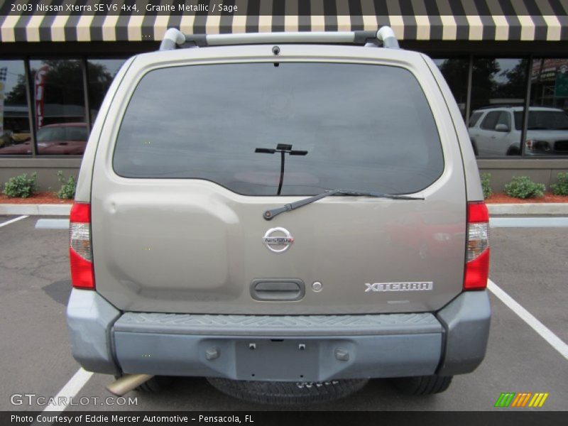 Granite Metallic / Sage 2003 Nissan Xterra SE V6 4x4