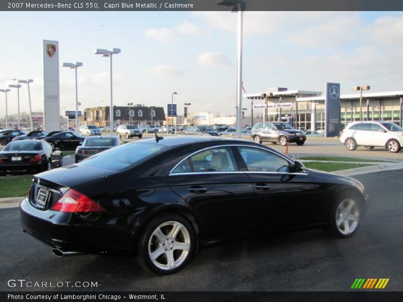 Capri Blue Metallic / Cashmere 2007 Mercedes-Benz CLS 550