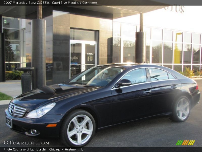 Capri Blue Metallic / Cashmere 2007 Mercedes-Benz CLS 550