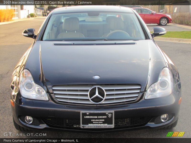 Capri Blue Metallic / Cashmere 2007 Mercedes-Benz CLS 550