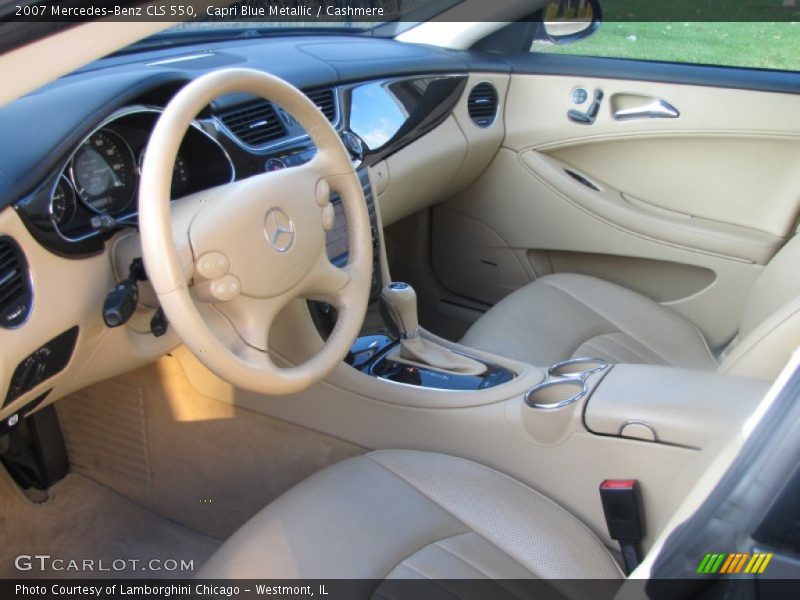 Capri Blue Metallic / Cashmere 2007 Mercedes-Benz CLS 550