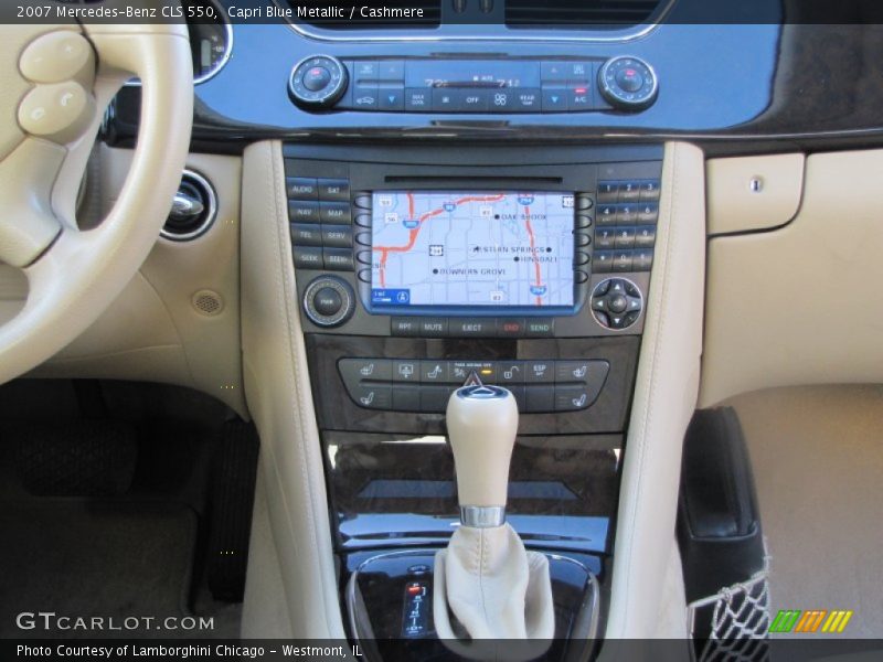 Capri Blue Metallic / Cashmere 2007 Mercedes-Benz CLS 550