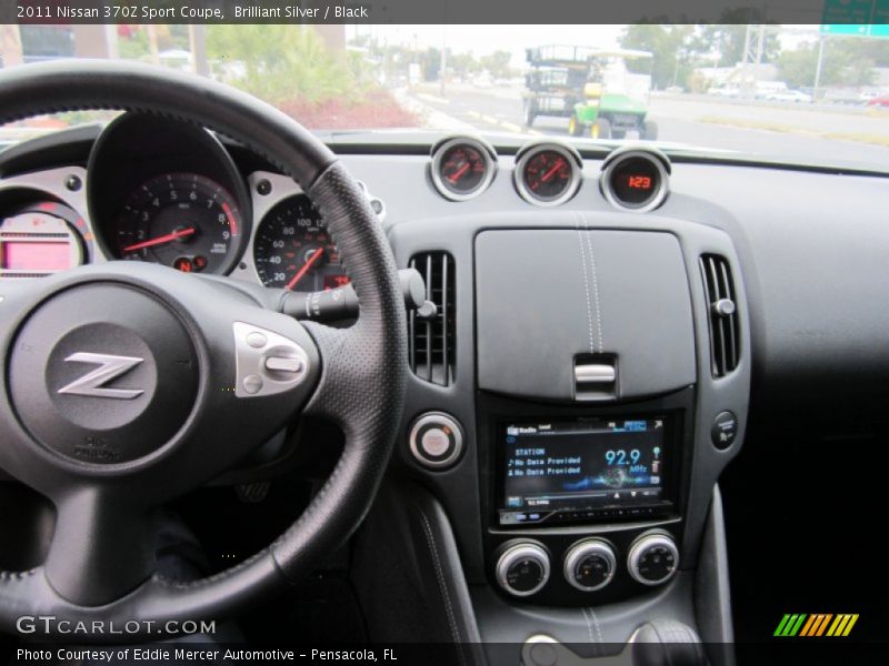 Brilliant Silver / Black 2011 Nissan 370Z Sport Coupe