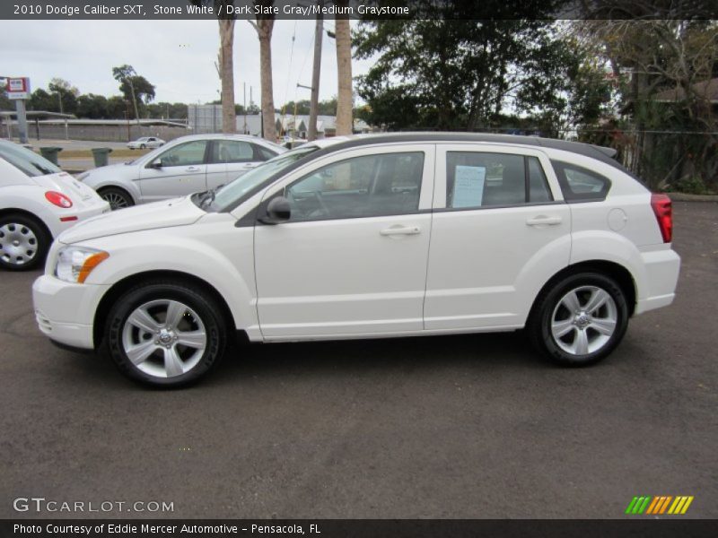 Stone White / Dark Slate Gray/Medium Graystone 2010 Dodge Caliber SXT