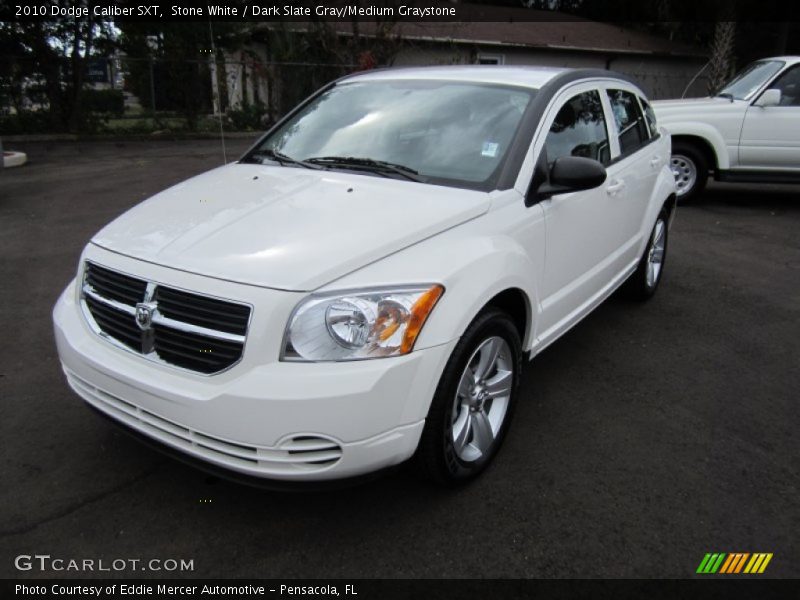 Stone White / Dark Slate Gray/Medium Graystone 2010 Dodge Caliber SXT
