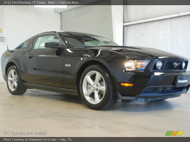 Black / Charcoal Black 2012 Ford Mustang GT Coupe