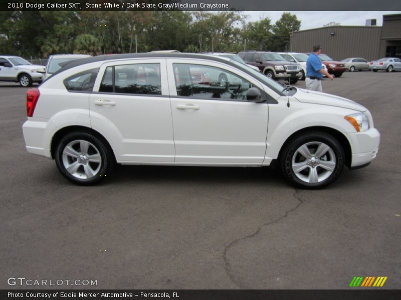 Stone White / Dark Slate Gray/Medium Graystone 2010 Dodge Caliber SXT