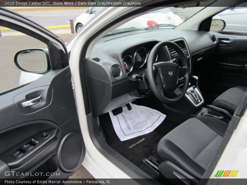 Stone White / Dark Slate Gray/Medium Graystone 2010 Dodge Caliber SXT