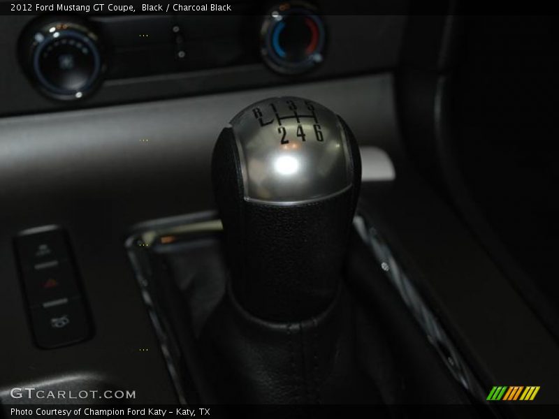 Black / Charcoal Black 2012 Ford Mustang GT Coupe