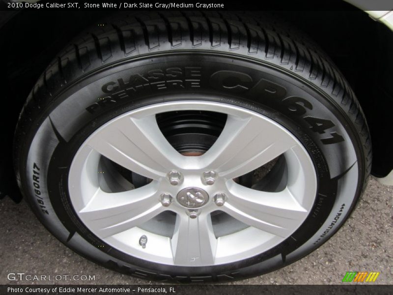 Stone White / Dark Slate Gray/Medium Graystone 2010 Dodge Caliber SXT