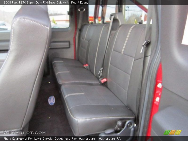 Red / Ebony 2008 Ford F250 Super Duty FX4 SuperCab 4x4