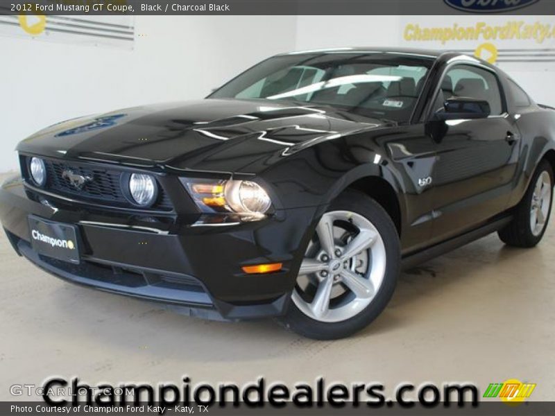 Black / Charcoal Black 2012 Ford Mustang GT Coupe