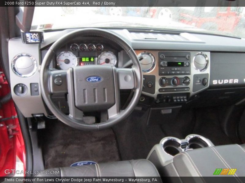 Red / Ebony 2008 Ford F250 Super Duty FX4 SuperCab 4x4