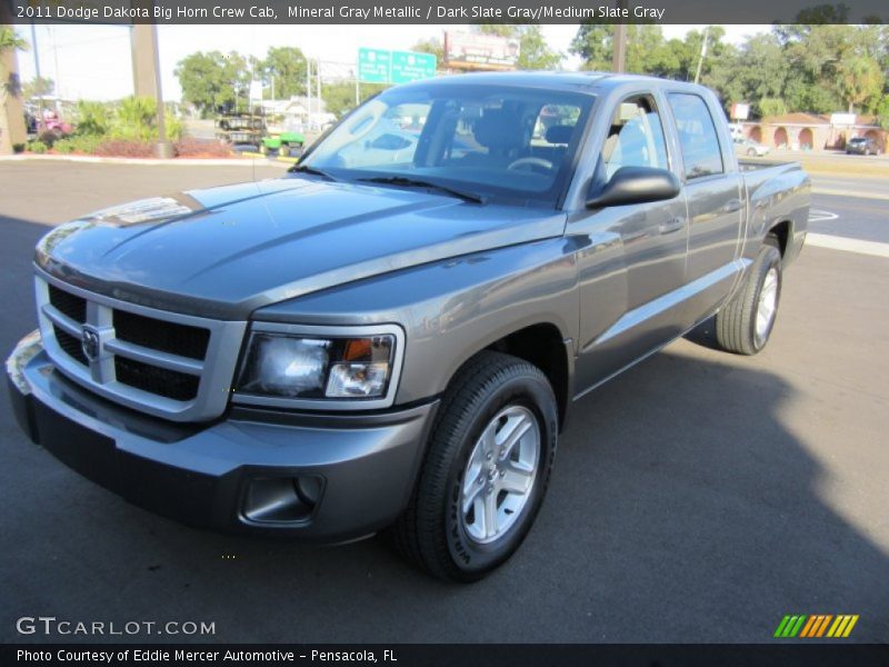 Mineral Gray Metallic / Dark Slate Gray/Medium Slate Gray 2011 Dodge Dakota Big Horn Crew Cab