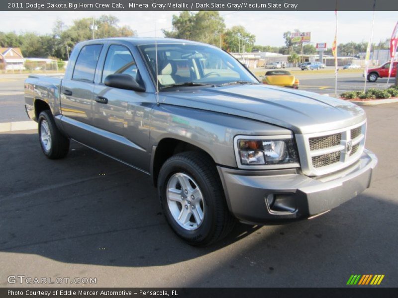 Mineral Gray Metallic / Dark Slate Gray/Medium Slate Gray 2011 Dodge Dakota Big Horn Crew Cab