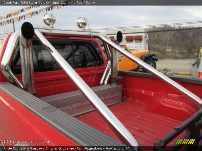Red / Ebony 2008 Ford F250 Super Duty FX4 SuperCab 4x4