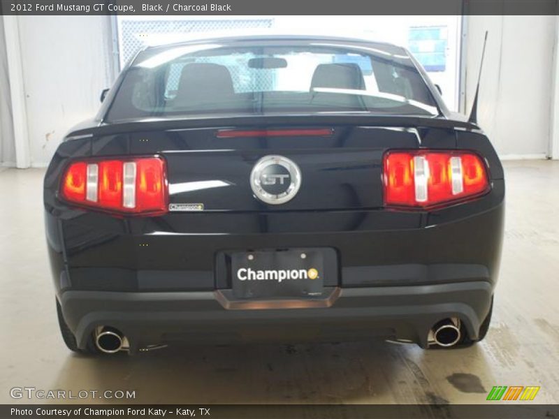Black / Charcoal Black 2012 Ford Mustang GT Coupe