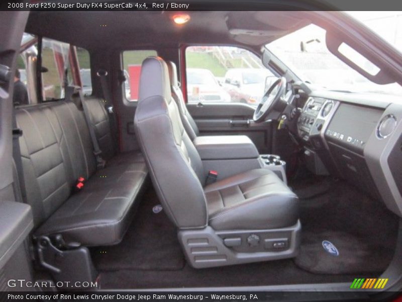 Red / Ebony 2008 Ford F250 Super Duty FX4 SuperCab 4x4