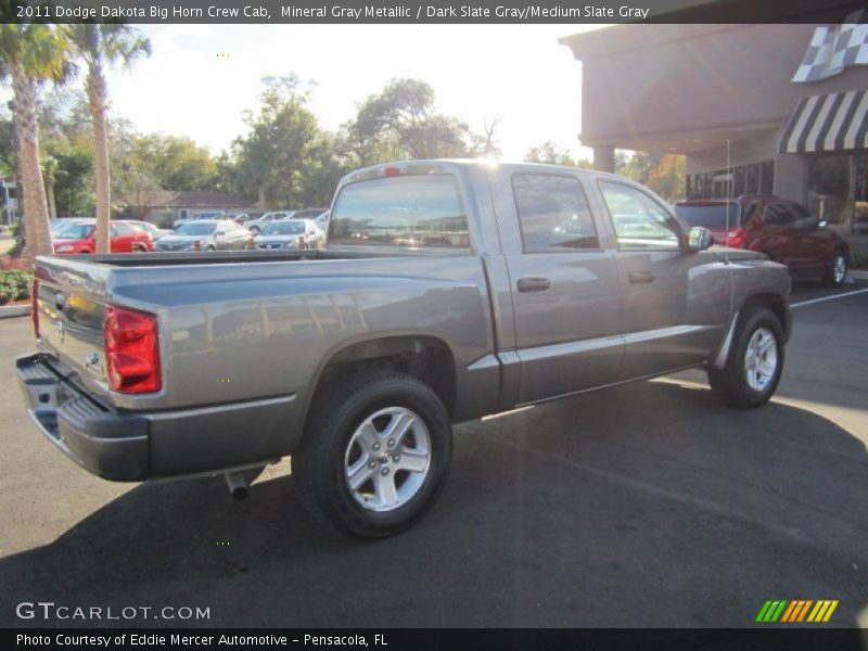 Mineral Gray Metallic / Dark Slate Gray/Medium Slate Gray 2011 Dodge Dakota Big Horn Crew Cab