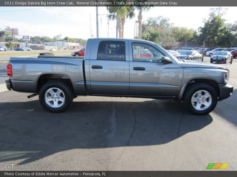Mineral Gray Metallic / Dark Slate Gray/Medium Slate Gray 2011 Dodge Dakota Big Horn Crew Cab