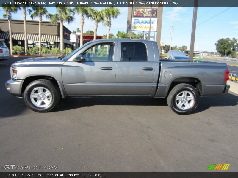 Mineral Gray Metallic / Dark Slate Gray/Medium Slate Gray 2011 Dodge Dakota Big Horn Crew Cab