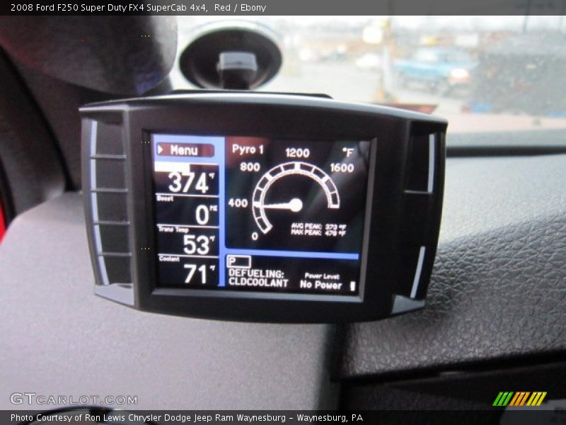 Red / Ebony 2008 Ford F250 Super Duty FX4 SuperCab 4x4