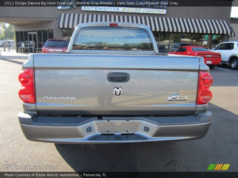 Mineral Gray Metallic / Dark Slate Gray/Medium Slate Gray 2011 Dodge Dakota Big Horn Crew Cab