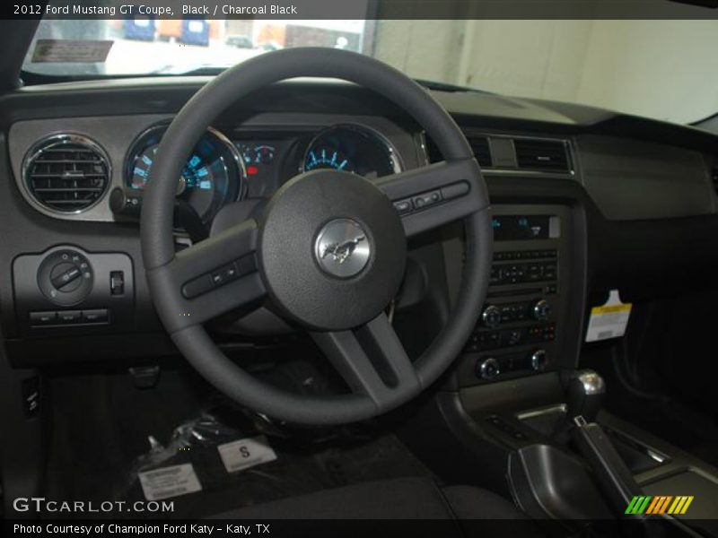 Black / Charcoal Black 2012 Ford Mustang GT Coupe