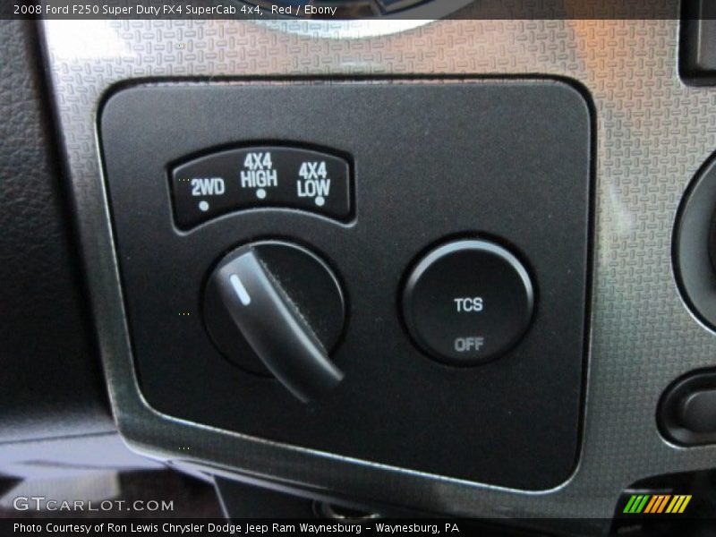 Red / Ebony 2008 Ford F250 Super Duty FX4 SuperCab 4x4