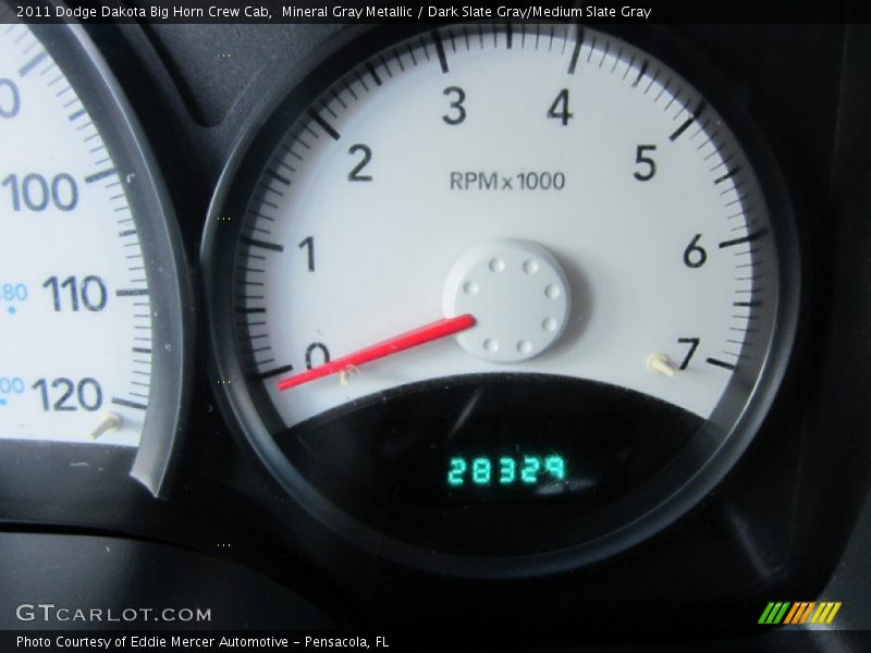 Mineral Gray Metallic / Dark Slate Gray/Medium Slate Gray 2011 Dodge Dakota Big Horn Crew Cab
