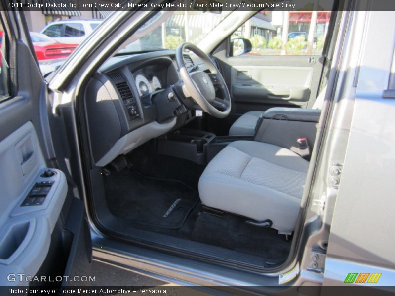 Mineral Gray Metallic / Dark Slate Gray/Medium Slate Gray 2011 Dodge Dakota Big Horn Crew Cab