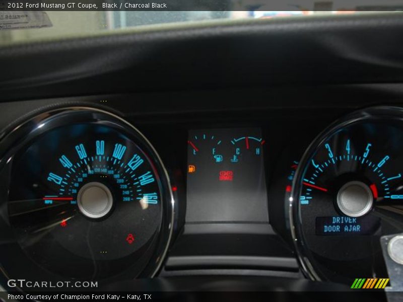 Black / Charcoal Black 2012 Ford Mustang GT Coupe