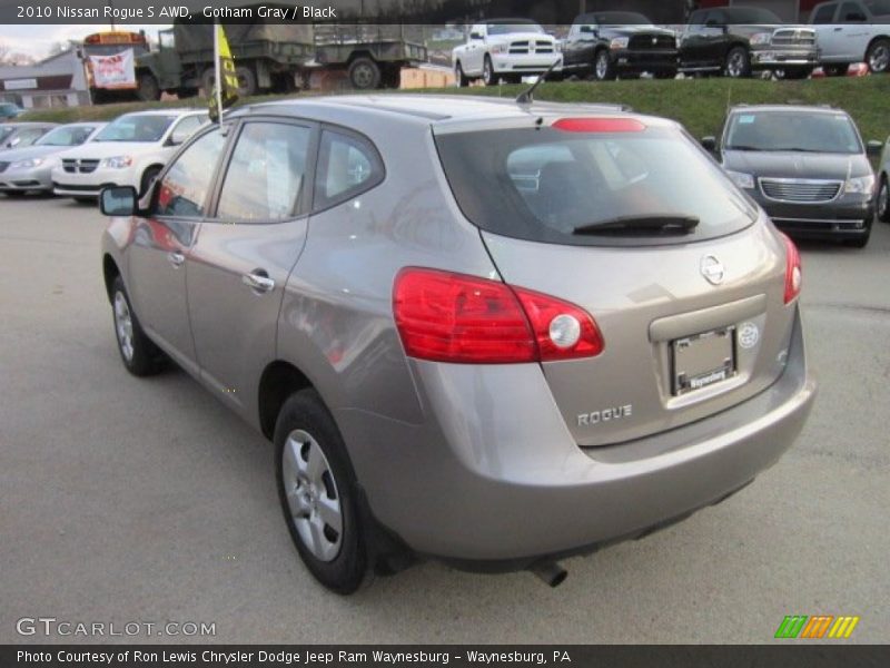 Gotham Gray / Black 2010 Nissan Rogue S AWD