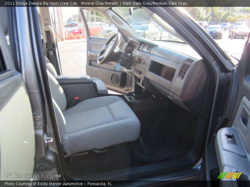 Mineral Gray Metallic / Dark Slate Gray/Medium Slate Gray 2011 Dodge Dakota Big Horn Crew Cab