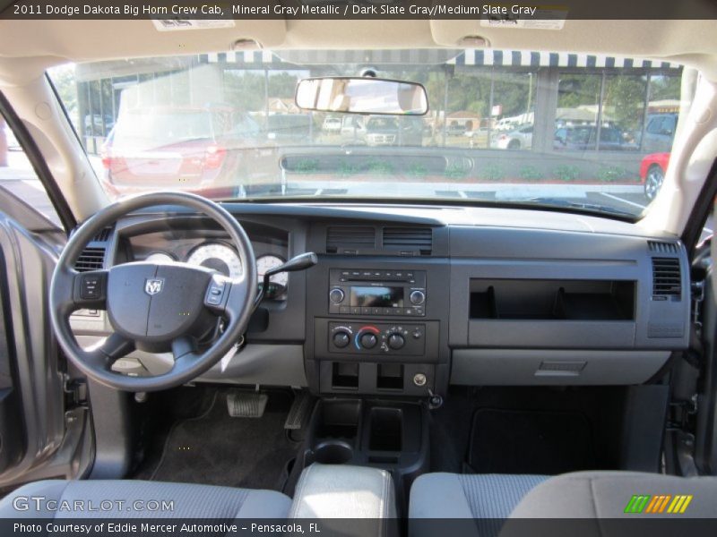 Mineral Gray Metallic / Dark Slate Gray/Medium Slate Gray 2011 Dodge Dakota Big Horn Crew Cab