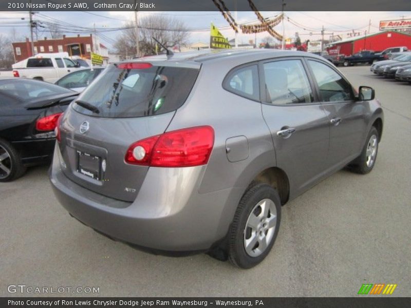 Gotham Gray / Black 2010 Nissan Rogue S AWD